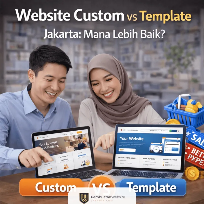 Website Custom vs Template Jakarta: Mana Lebih Baik?
